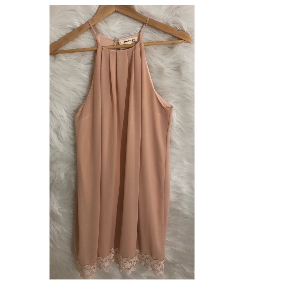 Blush Colored Shift Dress
